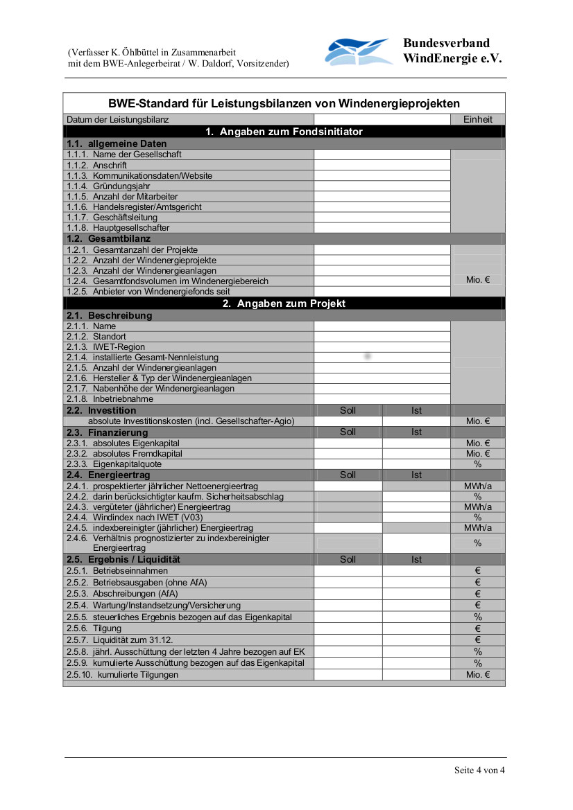 standard leistungsbilanzen